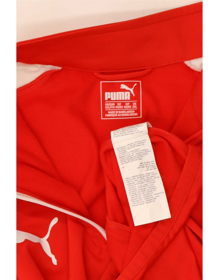 Ανδρική φόρμα Puma Top Jacket 2XL Red Colourblock Polyester