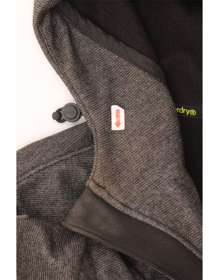 Ανδρικό τζάκετ με κουκούλα Superdry UK 38 Medium Grey Polyester