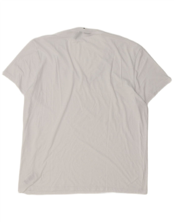 Ανδρικό T-Shirt G-Star Top 2XL Λευκό βαμβακερό