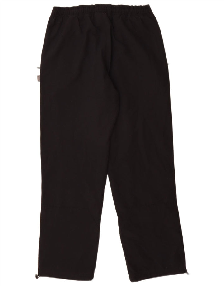 ADIDAS Boys Tracksuit Trousers 15-16 Years Black Polyester