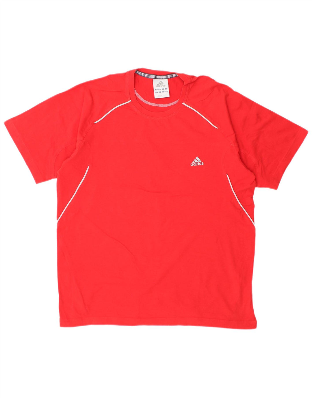 Ανδρικό T-Shirt Adidas Top μεγάλο κόκκινο βαμβακερό