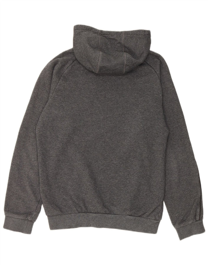 Adidas Ανδρικό Hoodie Jumper Μικρό γκρι βαμβακερό