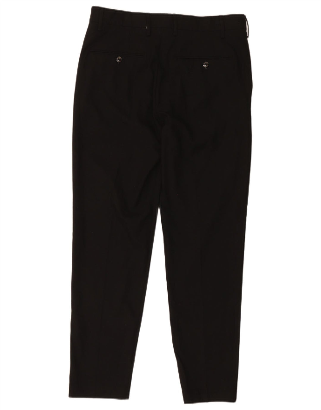 Zara Ανδρικό Slim Suit Παντελόνι EU 40 Medium W31 L27 Μαύρο Πολυεστέρας
