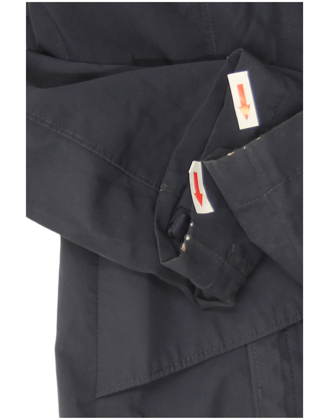 Το North Face γυναικείο αδιάβροχο με κουκούλα UK 14 Medium Navy Blue Polyester
