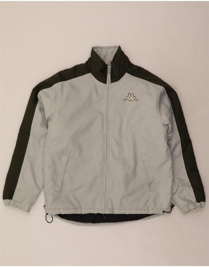 Ανδρικό μπουφάν KAPPA Windbreaker UK 38 Medium Grey Colorblock Πολυεστέρας