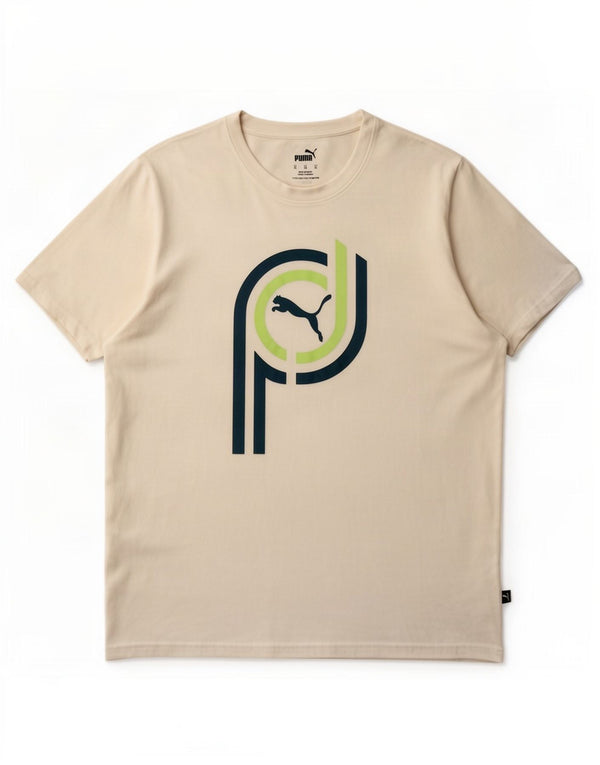 Ανδρικό γραφικό T-Shirt Puma XL Λευκό βαμβακερό
