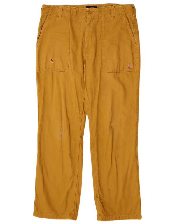 Ανδρικό ίσιο παντελόνι Chino Dickies W34 L30 Μπεζ βαμβακερό