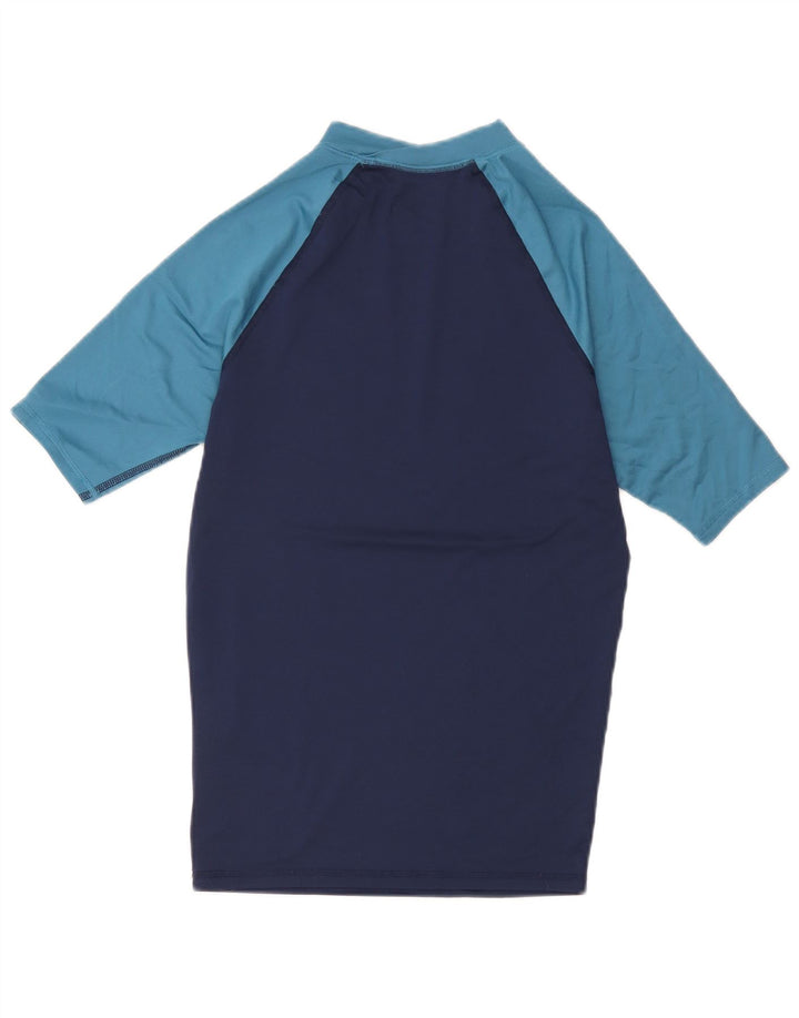 Ανδρικό γραφικό μπλουζάκι Quiksilver Top Medium Navy Blue Colourblock