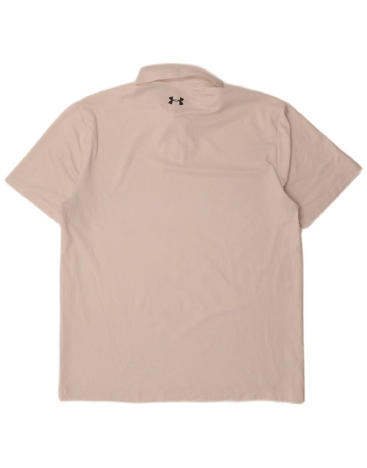 Under Armour Ανδρικό Πόλο Μπλουζάκι μεγάλο λευκό