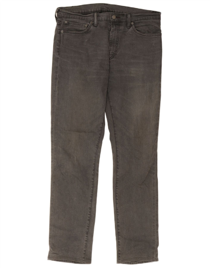 Levi's Mens 511 Slim Jeans W36 L34 Γκρι βαμβακερό