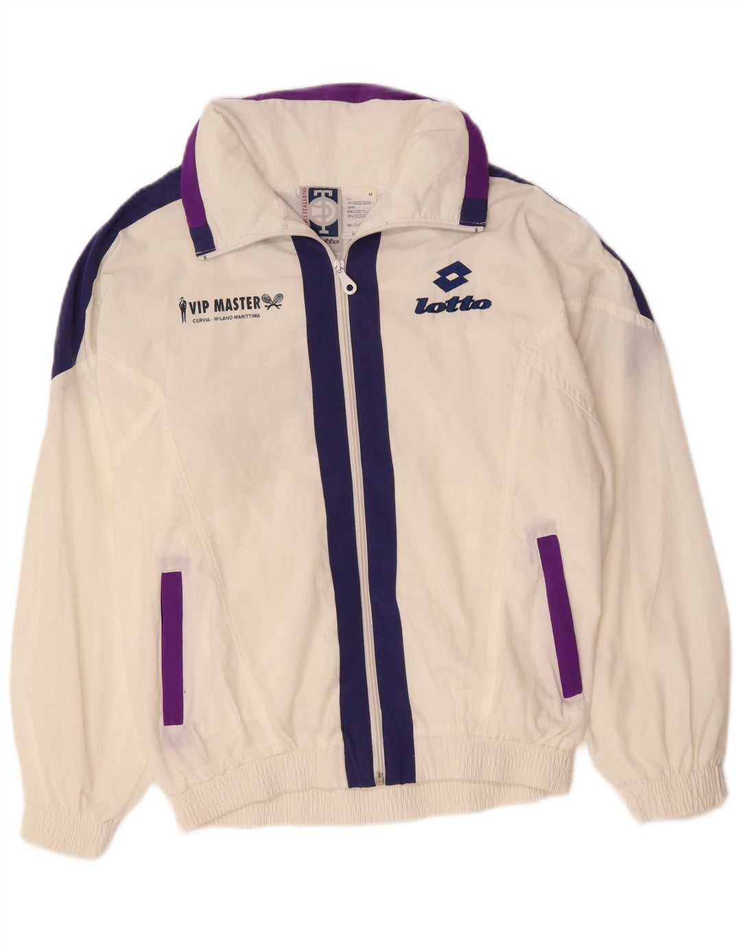 Γυναικεία φόρμα LOTTO Oversized Top Jacket UK 14 Medium White Colourblock