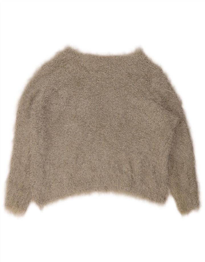 Marks & Spencer Γυναικείο πουλόβερ με λαιμόκαυστο UK 16 Large Grey Polyester