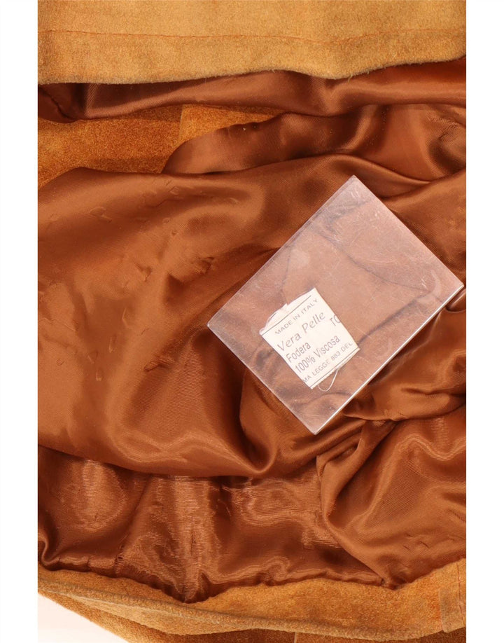 Vintage Ανδρικό Suede Jacket IT 52 XL Brown Cowboy