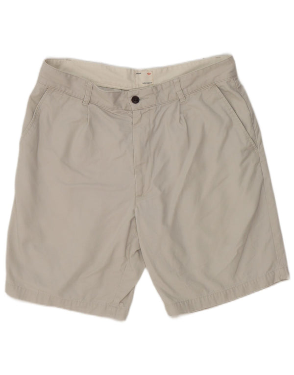 Dockers Ανδρικό Σορτς Chino Χακί W34 Μεγάλο Γκρι Βαμβακερό