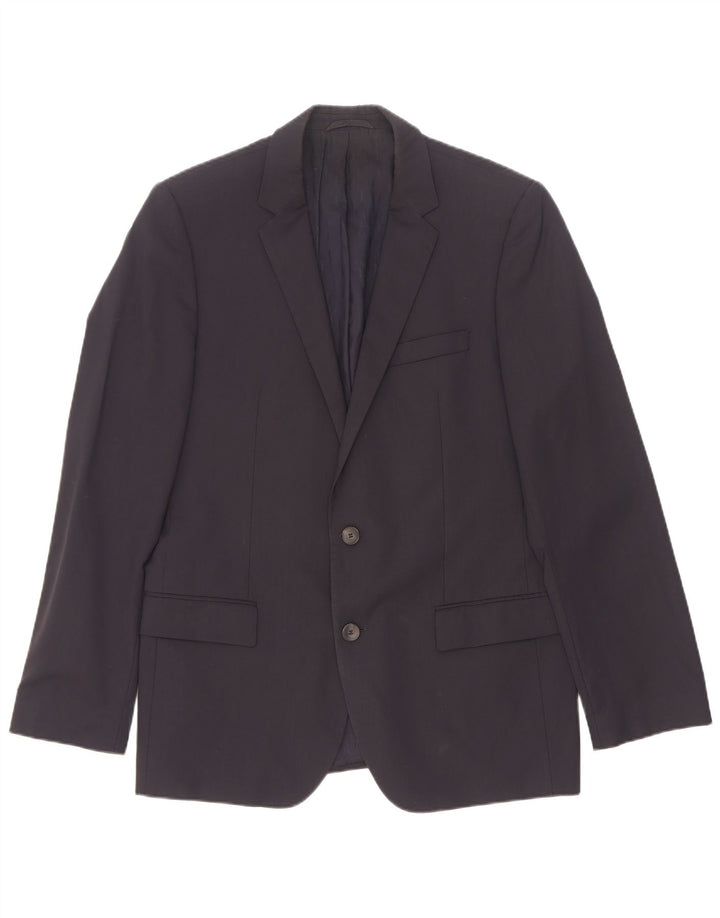 Hugo Boss Ανδρικό σακάκι με 2 κουμπιά σακάκι UK 50 Large Navy Blue Wool