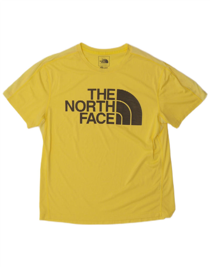 Ανδρικό γραφικό T-Shirt North Face Top Medium Yellow