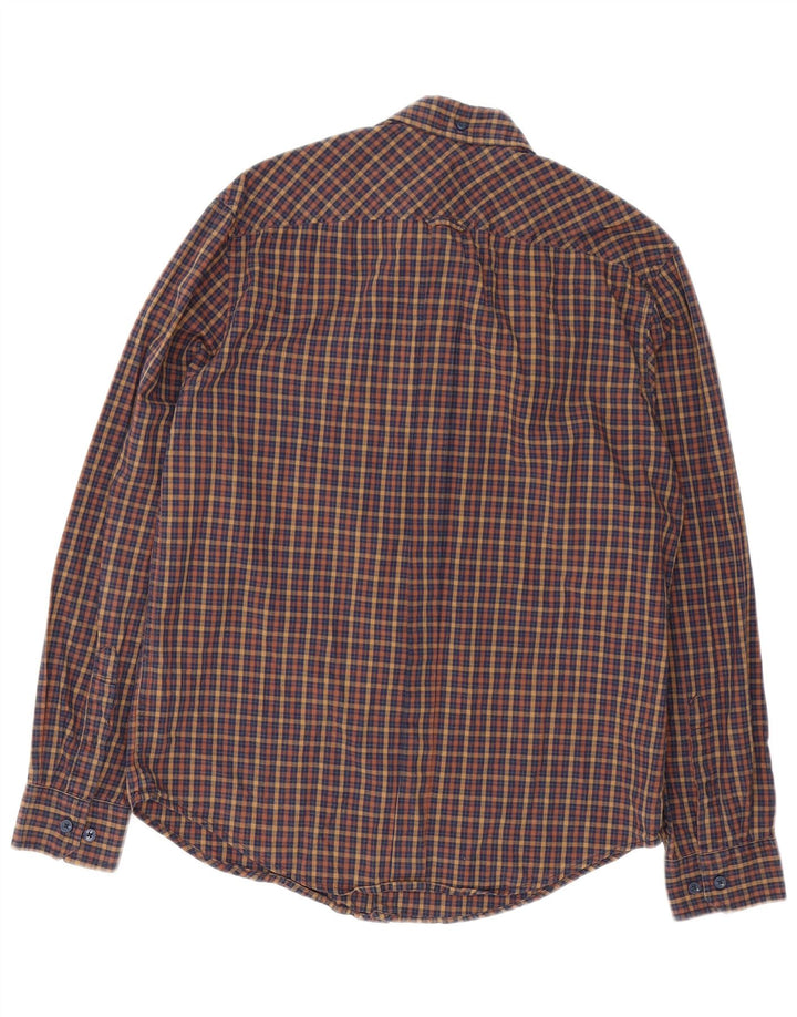 BEN SHERMAN Ανδρικό πουκάμισο Καφέ μεσαίο βαμβακερό