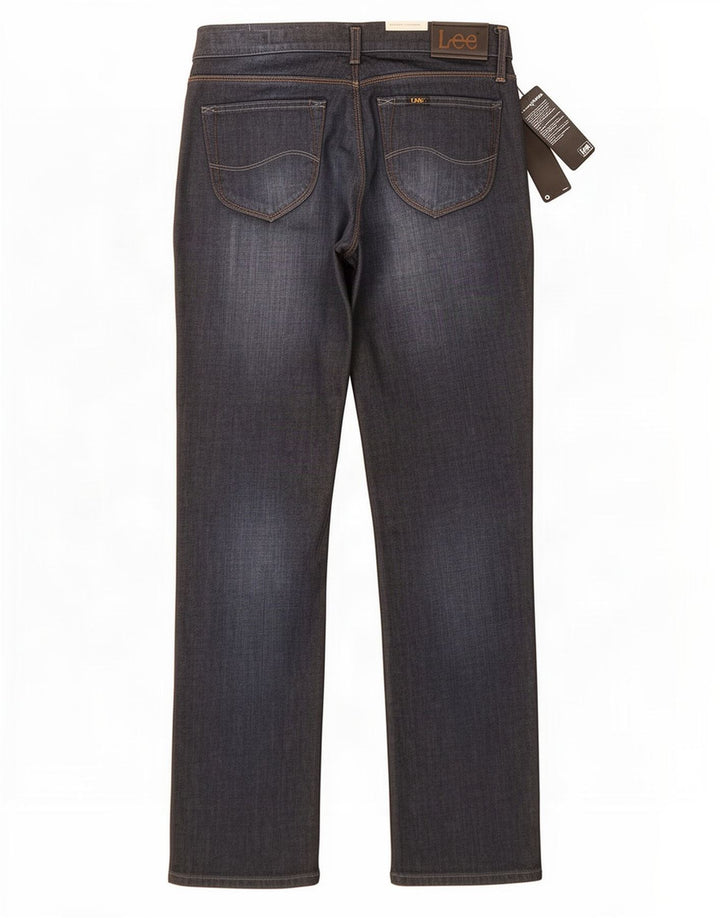 Lee Womens Lynn Slim Jeans W26 L33 Navy Blue Cotton