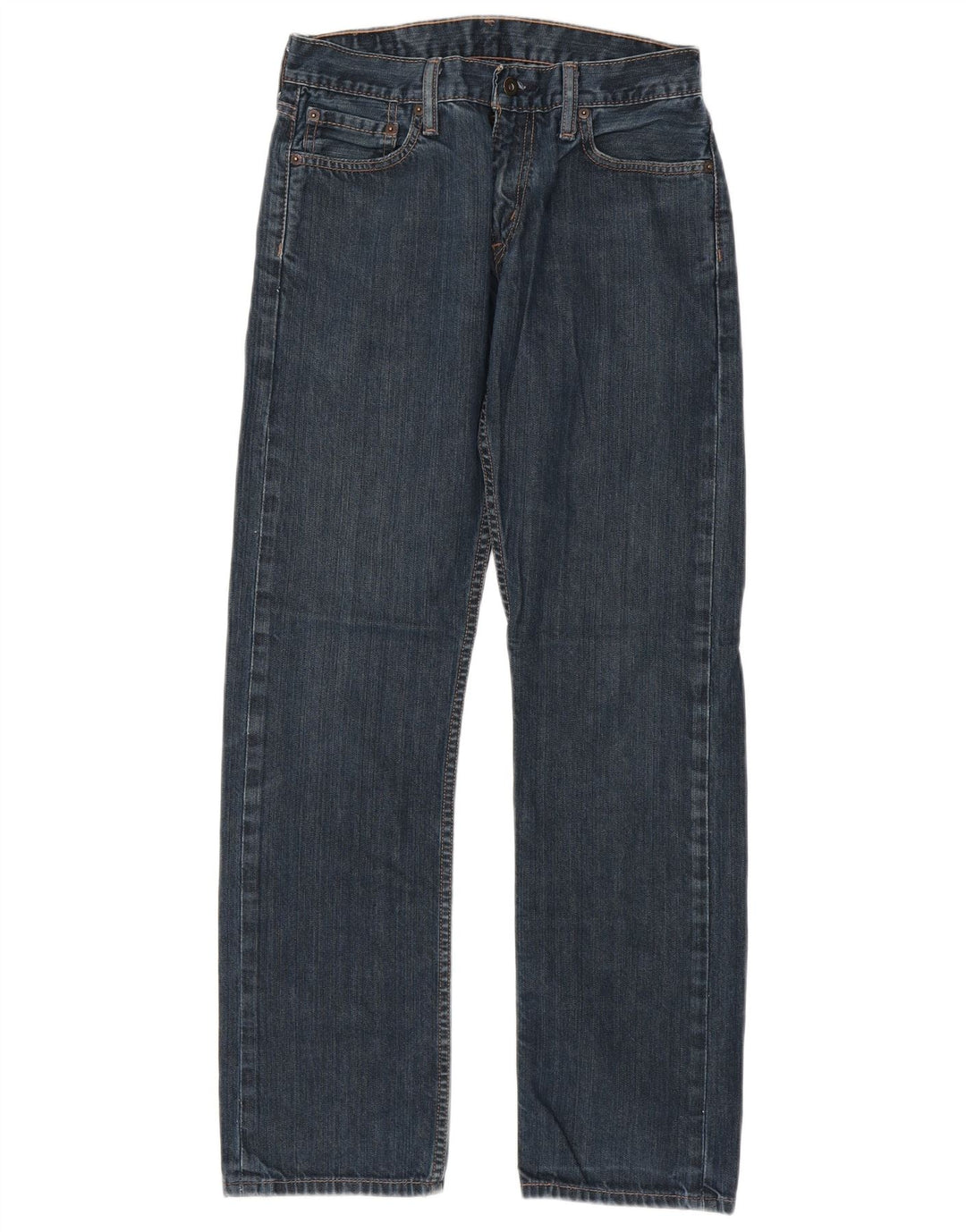 Levi's Mens 514 Straight Slim Jeans W29 L32 Μπλε βαμβακερό