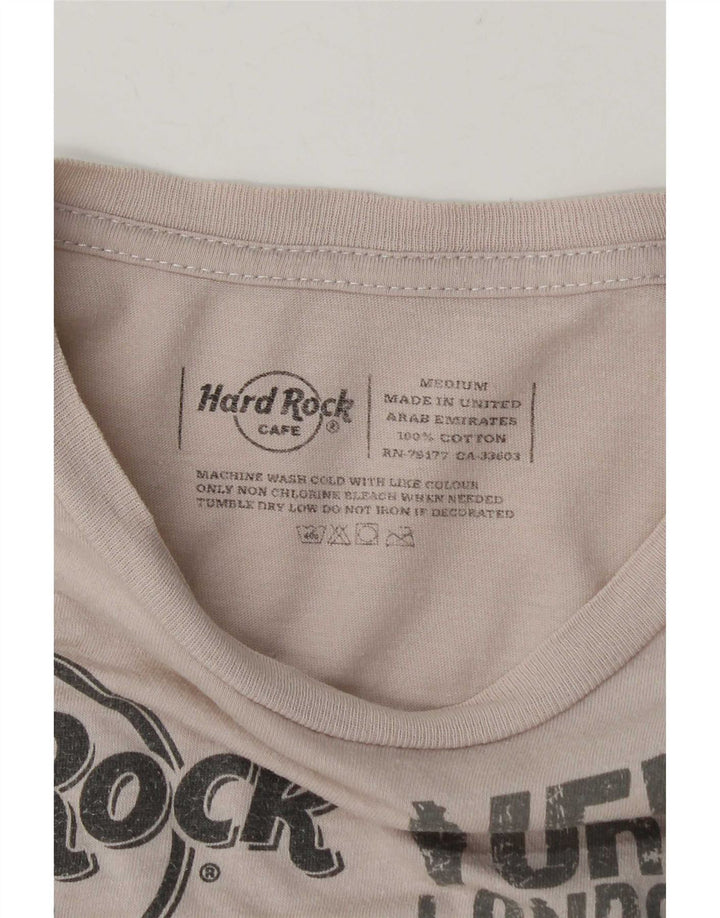 Hard Rock Cafe Ανδρικό T-Shirt Prague Graphic Top Μεσαίο λευκό βαμβακερό