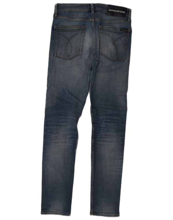 Calvin Klein Ανδρικό Skinny Jeans W32 L32 Μπλε βαμβακερό