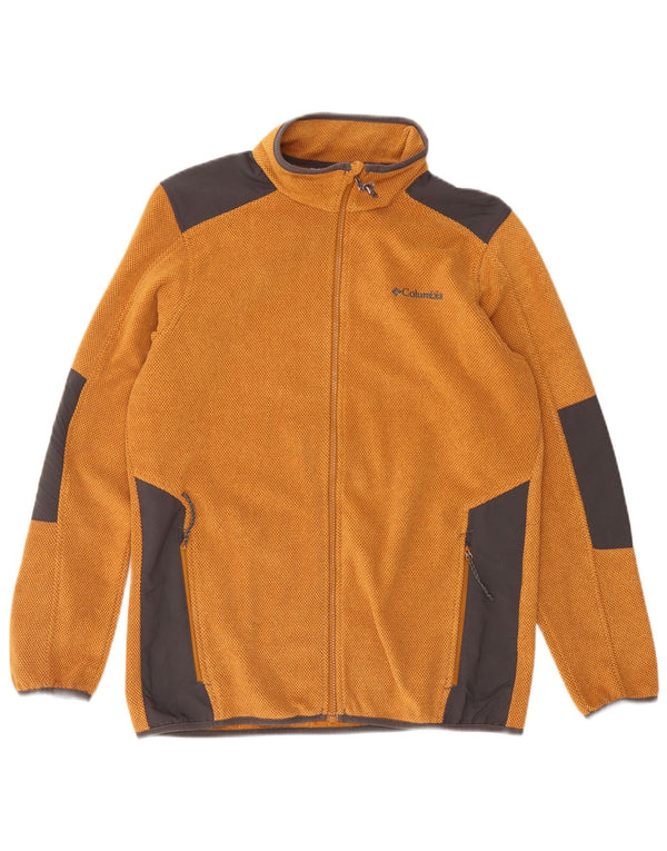 Ανδρικό μπουφάν Columbia Fleece Medium Orange Colourblock Πολυεστέρας
