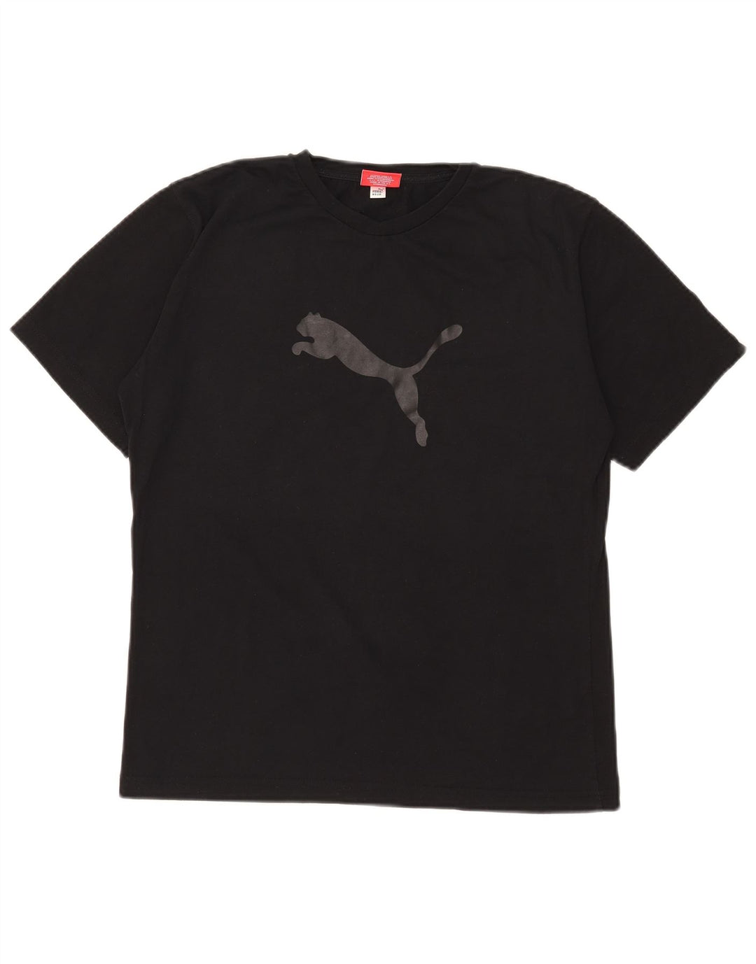 Γυναικείο γραφικό μπλουζάκι Puma Top UK 12 μεσαίο μαύρο πολυεστέρα