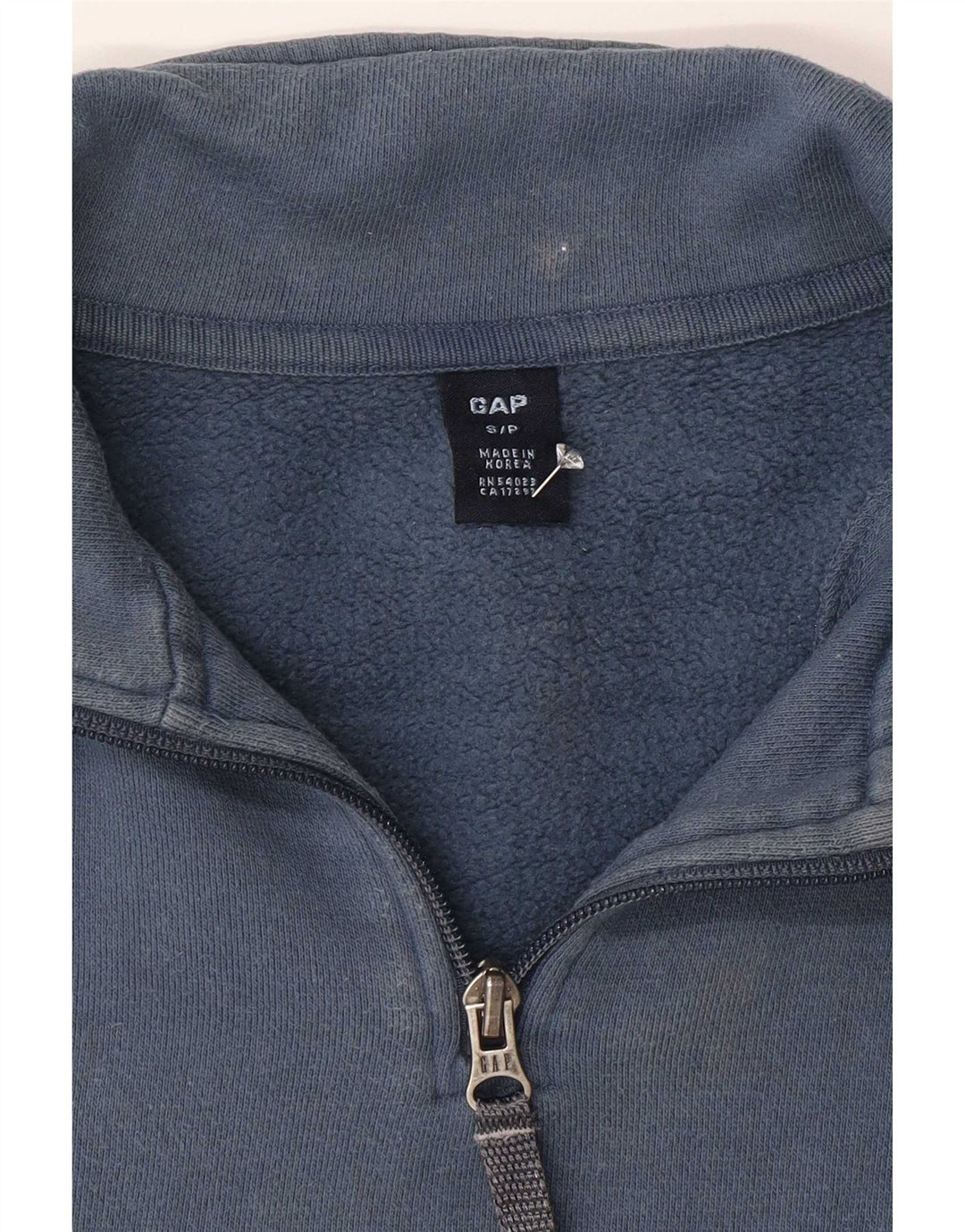 Ανδρικό φούτερ με φερμουάρ Gap, Jumper Small Blue