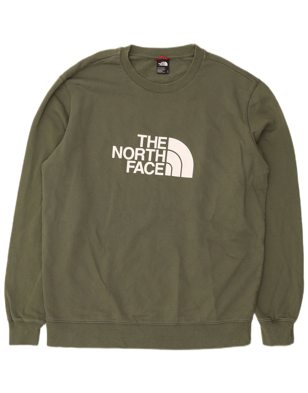 Ανδρικό γραφικό φούτερ North Face Jumper XL Khaki Cotton