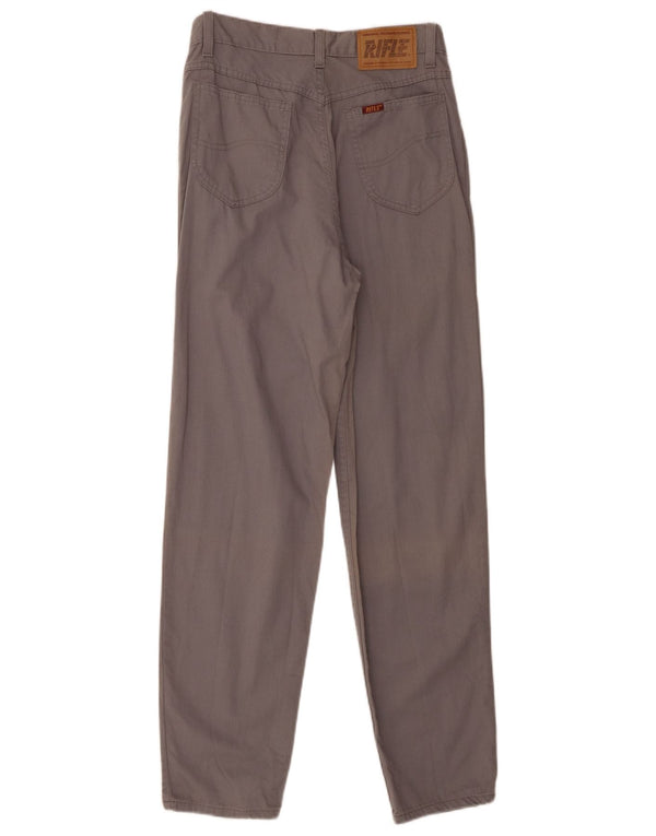 Rifle Ανδρικά Tapered Casual Παντελόνια W30 L30 Grey Cotton