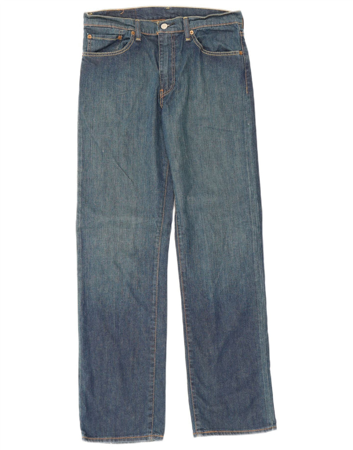 Levi's Mens 751 Straight Jeans W32 L32 Navy Blue Cotton