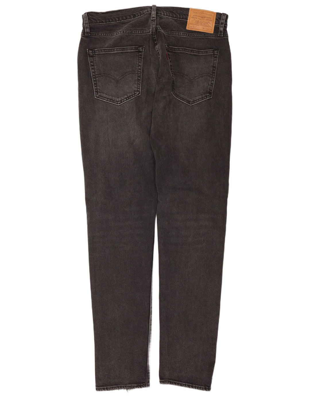 Levi's Mens 512 Distressed Slim Tapered Jeans W34 L34 Γκρι βαμβακερό