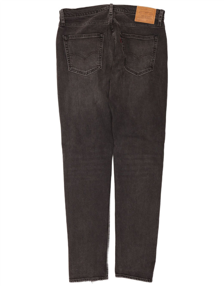 Levi's Mens 512 Distressed Slim Tapered Jeans W34 L34 Γκρι βαμβακερό