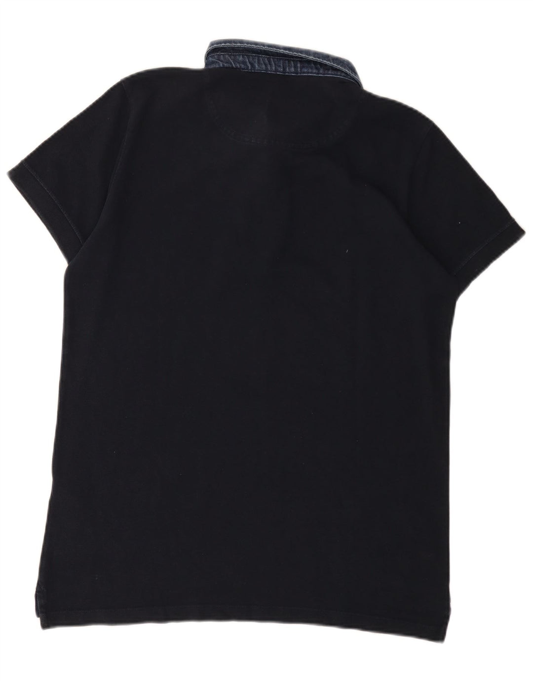 Diesel Ανδρικό Πόλο Μπλουζάκι 2XL Navy Blue Βαμβακερό
