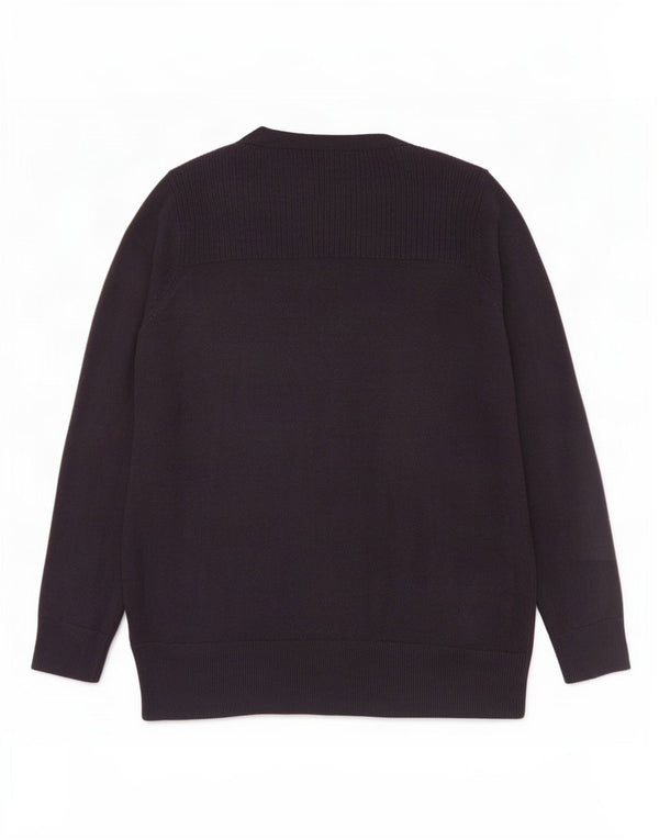 Marks & Spencer Γυναικείο ανοιχτό πουλόβερ ζακέτα UK 14 Medium Navy Blue Ακρυλικό