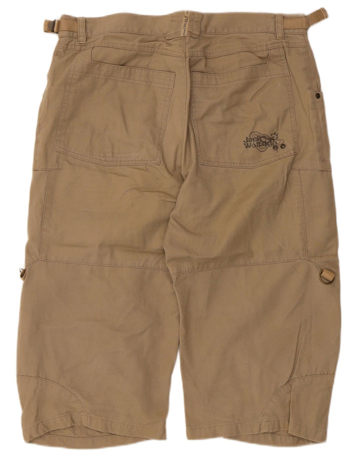 Jack Wolfskin Ανδρικό σορτς βερμούδα Cargo W33 μεγάλο μπεζ βαμβακερό