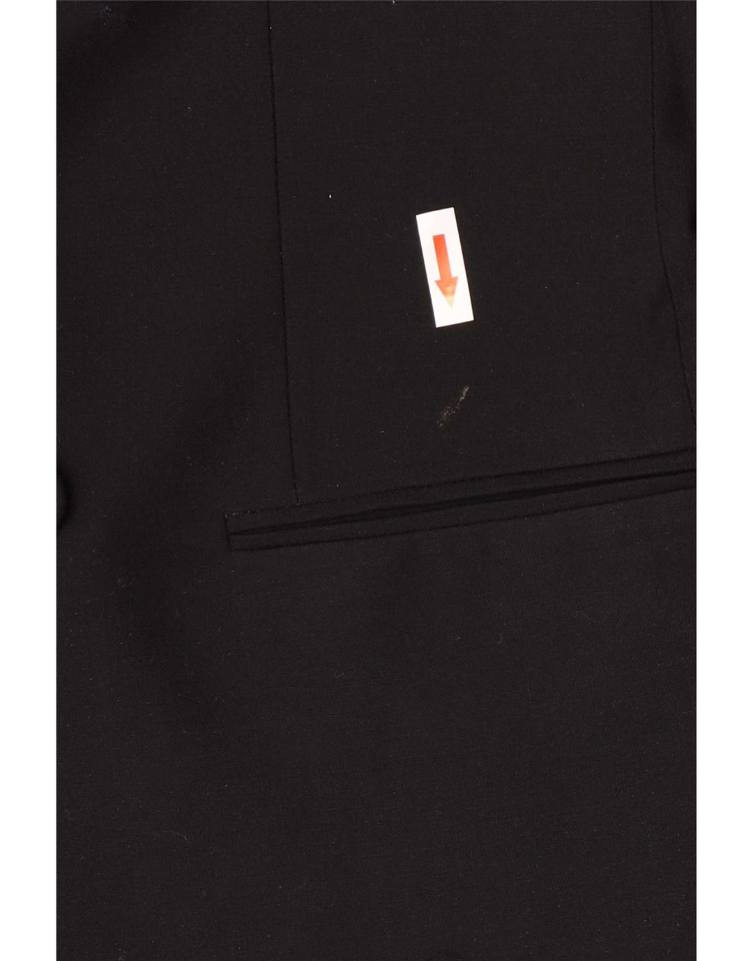 Vintage Ανδρικό Διπλό Μπουφάν Blazer UK 38 Μέτριο Μαύρο Παρθένο Μαλλί