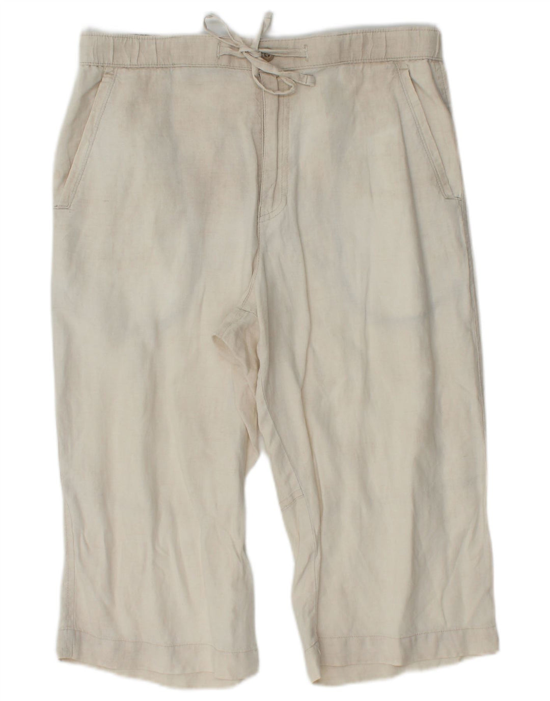 Ανδρικό σορτς βερμούδα MARKS & SPENCER Blue Harbour W32 Μεσαίο μπεζ λινό