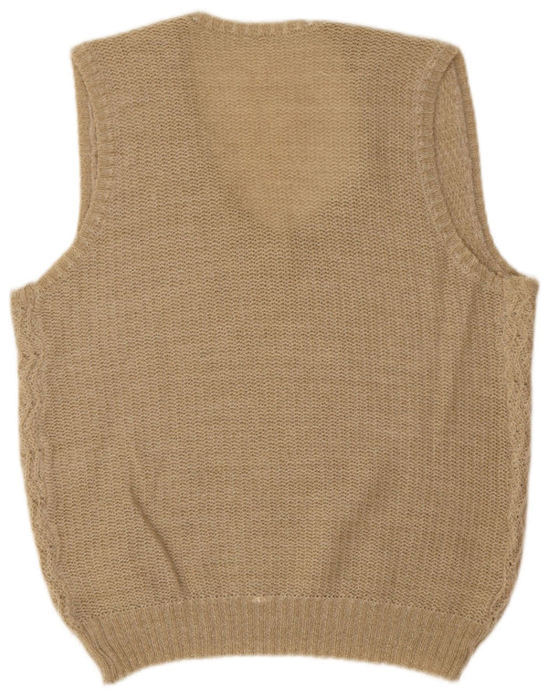 Vintage ανδρικό γιλέκο Tank Top Large Beige