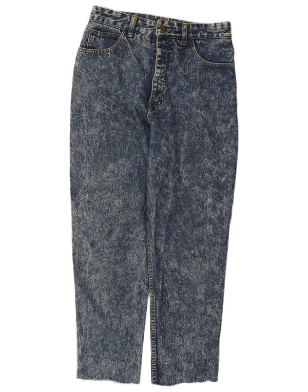 Guess Womens Georges Marciano Acid Wash Tapered Jeans W31 L25 Blue