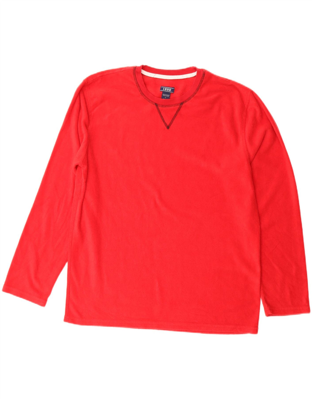 IZOD Ανδρικό Fleece Jumper Μεγάλο Κόκκινο Πολυεστέρας