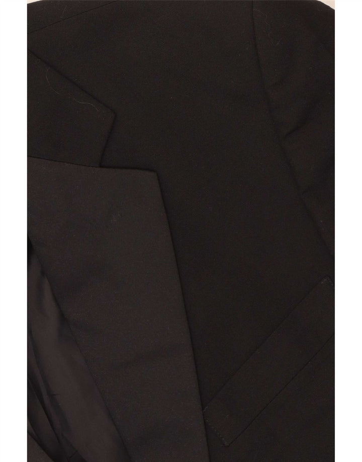 Marks & Spencer Ανδρικό σακάκι blazer 2 κουμπιών UK 38 μεσαίο μαύρο πολυεστέρα