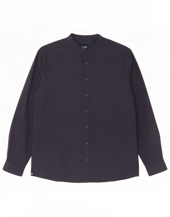 Ανδρικό πουκάμισο Joop XL Navy Blue λινό