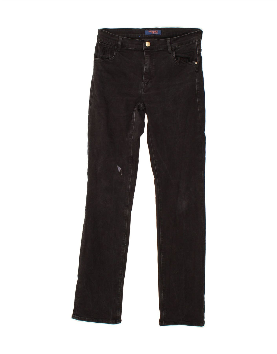 TRUSSARDI Mens Slim Jeans W32 L30 Black Vintage Trussardi and Second-Hand Trussardi from Messina Hembry 
