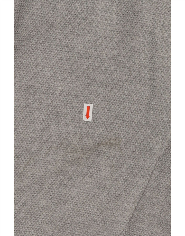 Ανδρικό πουλόβερ Zara Crew Neck Jumper XL Γκρι βαμβακερό