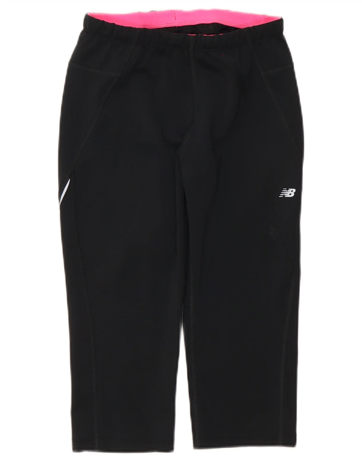 New Balance Γυναικεία αθλητική φόρμα Capri Παντελόνι UK 12 Μεσαίου Μαύρου Πολυεστέρα