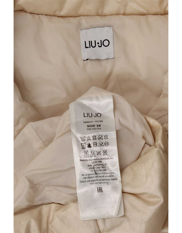 Liu Jo Γυναικείο παλτό με επένδυση IT 38 XS Off White Polyamide