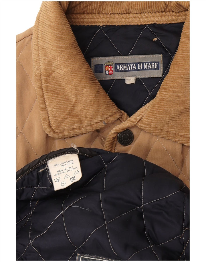 Ανδρικό καπιτονέ μπουφάν Armata Di Mare UK 38 Medium Beige Polyester