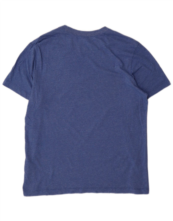 Ανδρικό μπλουζάκι Nike Dri Fit Μπλουζάκι από βαμβακερό μεσαίο μπλε χρώμα