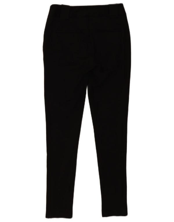 Zara Γυναικείο Skinny παντελόνι Chino EU 36 XS W26 L28 Μαύρο πολυεστέρα
